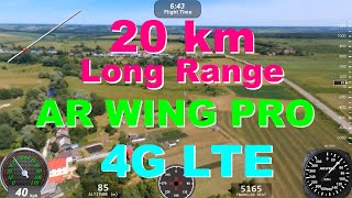 Ar Wing Pro 20/40 km 4G LTE flight