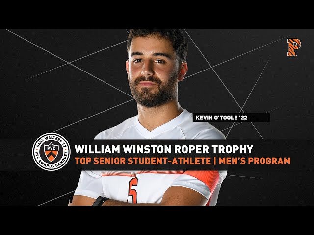 2022 William Winston Roper Trophy Recipient - Kevin O’Toole ’22