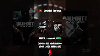 ¿Era Black Ops 2 solo una copia de BO1? 🤷‍♂️ #cod #nostalgia