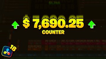 Create A Easy Animated Number Count in Davinci Resolve 18