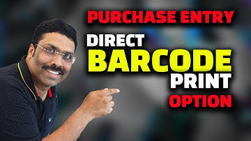 PURCHASE ENTRY DIRECT BARCODE PRINT OPTION RAINTECH POS BILLING SOFTWARE 2023
