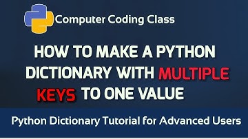How to Make a Python Dictionary with Multiple Keys to One Value || Python Dictionary Tutorial