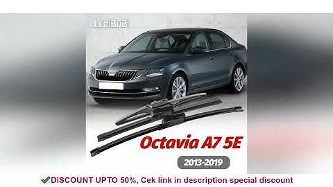 1set Front & Rear Windshield Wiper Blades Windscreen Wipers For Skoda Octavia A7 5E 2013-2019 2014 2