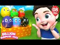 Little Kid and Surprise Home  - BillionSurpriseToys Nursery Rhymes, Kids Songs