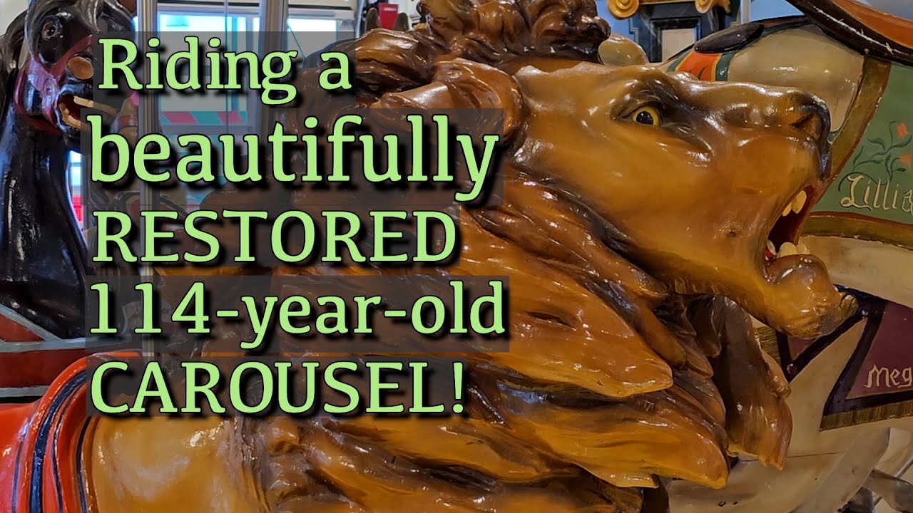 Riding the 1910 Seaside Heights Dentzel Looff Carousel - 2024