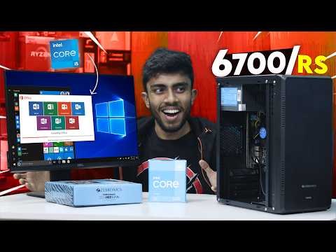 6700/- Rs Budget Intel PC Build!⚡Cheapest Online PC Build Ever🪛 Gaming?