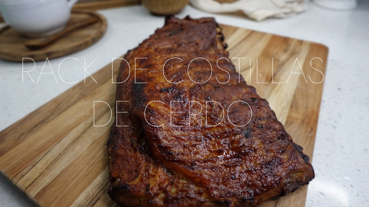 RACK DE TIERNECITAS COSTILLAS DE CERDO AL HORNO