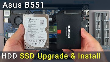 Asus B551 Upgrade: Easy HDD Removal and SSD Installation Tutorial