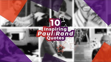 👁🐝Ⓜ Paul Rand - 10 Inspiring Paul Rand Quotes Which Are Actual in 2021