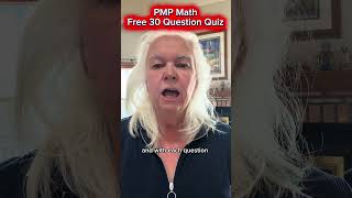 PMP math scares you… - free 30 question interactive quiz to help you learn. #pmp #pmpexam
