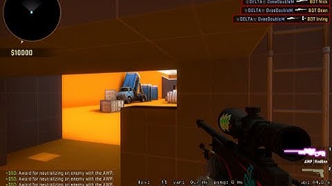 CS GO-01: Me vs 10 Bots, Map- Awp Arena