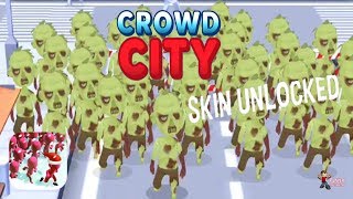 CROWD CITY GAME - UNLOCKED NEW SKINS #7 - ZOMBIE - GAMEPLAY WALKTHROUGH screenshot 5