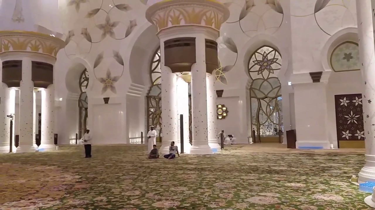 Shaikh Zaid Masjid Beautiful Interior Design Abu Dhabi