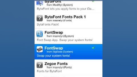 How To Change Your Font On iPhone,iPod,iPad (CYDIA REQUIRED