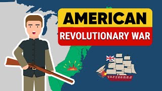 جنگ انقلابی آمریکا - جدول زمانی و نقشه ها - انیمیشن تاریخ ایالات متحده