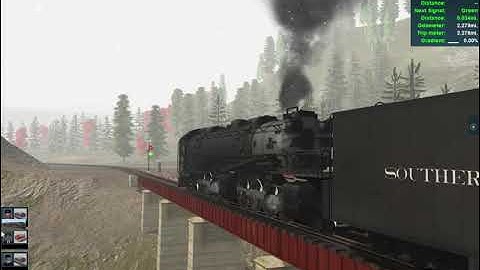 Trainz  A New Era | steam operations in the winter part 1