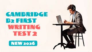 Cambridge B2 First Writing Test 2 Practice 2026 | NEW (With Answers)