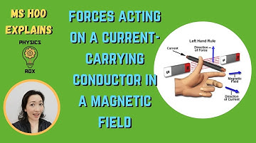 Force on a current-carrying conductor in a magnetic field [PHYSICS ROX ~ MS HOO EXPLAINS]