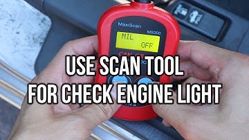 How to Scan a Check Engine Light (CEL or MIL)