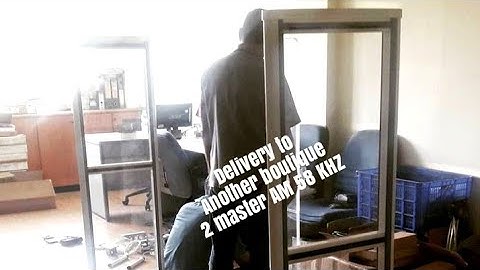 ES0018 AM58KHZ : PRE-DELIVERY FOR DELIWAFA STORE at Gresik , Testing Our 2 units