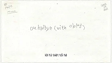 [vietsub] 04. badbye (with eAeon 이이언) - RM (mono)