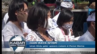 HARI RAYA NYEPI, UMAT HINDU GELAR UPACARA MELASTI DI PANTAI MARINA SEMARANG HARI RAYA NYEPI, UMAT HINDU GELAR UPACARA MELASTI DI PANTAI MARINA SEMARANG