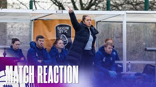 REACTION | Jo Potter | Glasgow City 0-2 Rangers Women