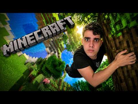 TENTEI JOGAR Minecraft de LADO e me ARREPENDI..