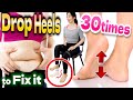 Drop Heels 30 times on Chair within 5 min After Eating to Prevent Blood Sugar Spikes and Lose Weight
