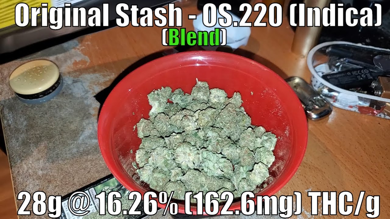 Original Stash - OS.220 Unboxing Review - 28g @ 16.27% THC (+Extreme Closeups)