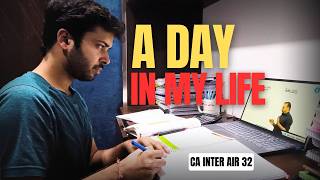 A Day in My LIFE as a CA INTER STUDENT | 13 Hours Study Routine | How to Stay Productive #cainter