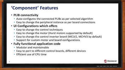 Using the Graphical PMSM FOC Component in Harmony3 -- Microchip and Mouser Electronics
