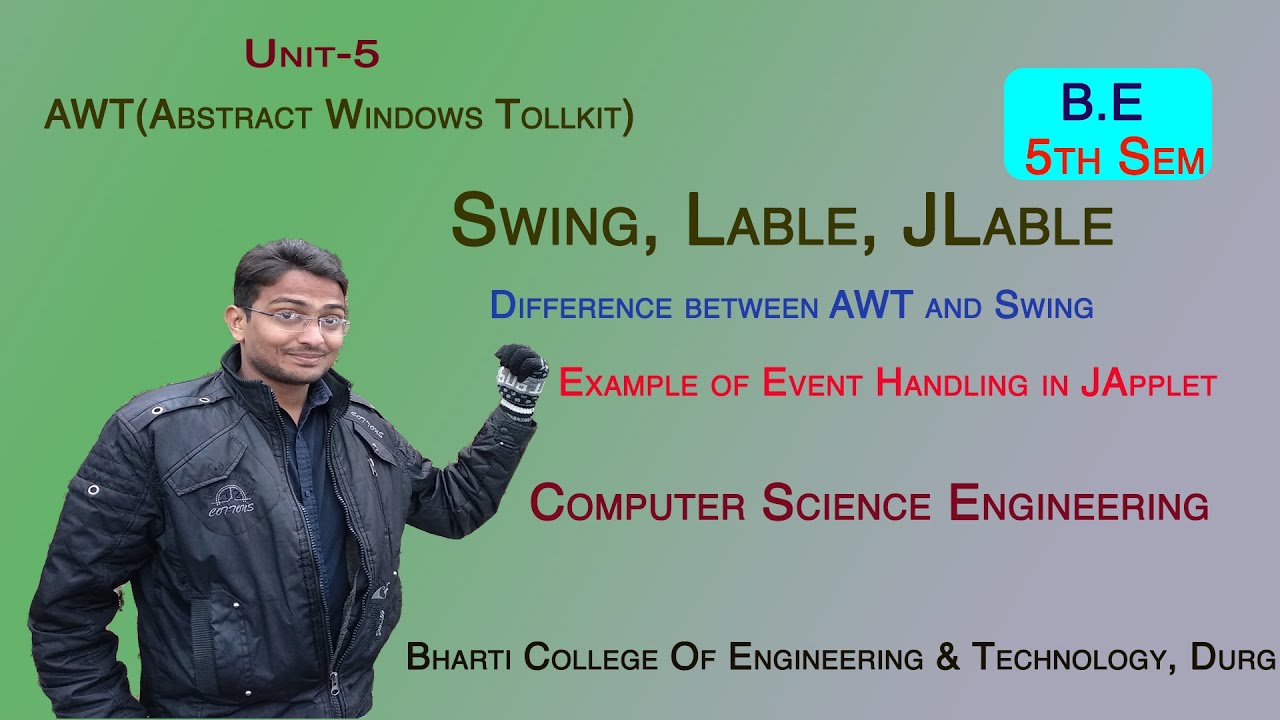 Java Swing | JApplet | JLables with Example | Programming in java | By ...
