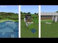 10 SECOND VS 1 MINUTE VS 10 SECOND MINECRAFT SUGARCANE FARMS 1.21