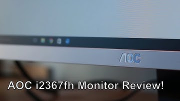 AOC i2367fh IPS Monitor Review! | InfoCannon