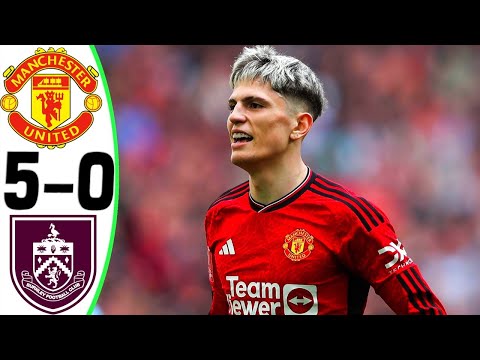 Manchester United vs Burnley 5-0 - All Goals and Highlights - 2024 