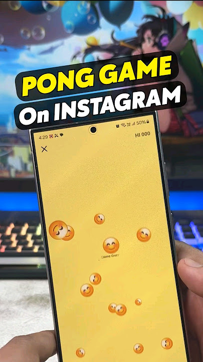 Play PONG GAME on Instagram - SECRET TRICK!