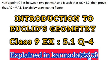 if a point c lies between two points a and b such that ac=bc then prove that ac=1/2ab explain by