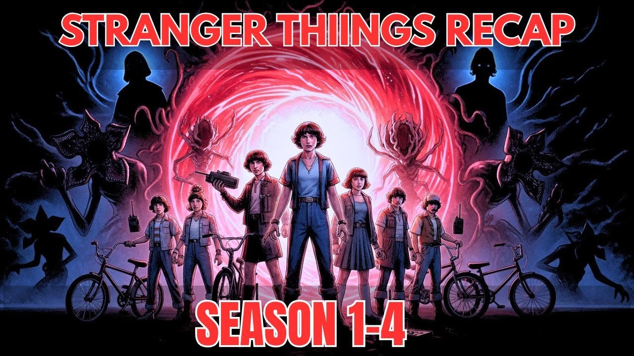 Stranger Things Lore to Sleep To | Complete Season 1-4 Recap | Relaxing ...