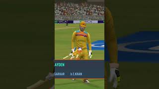 first ball first wicket of Matthew Hayden #ind vs aus masters cup