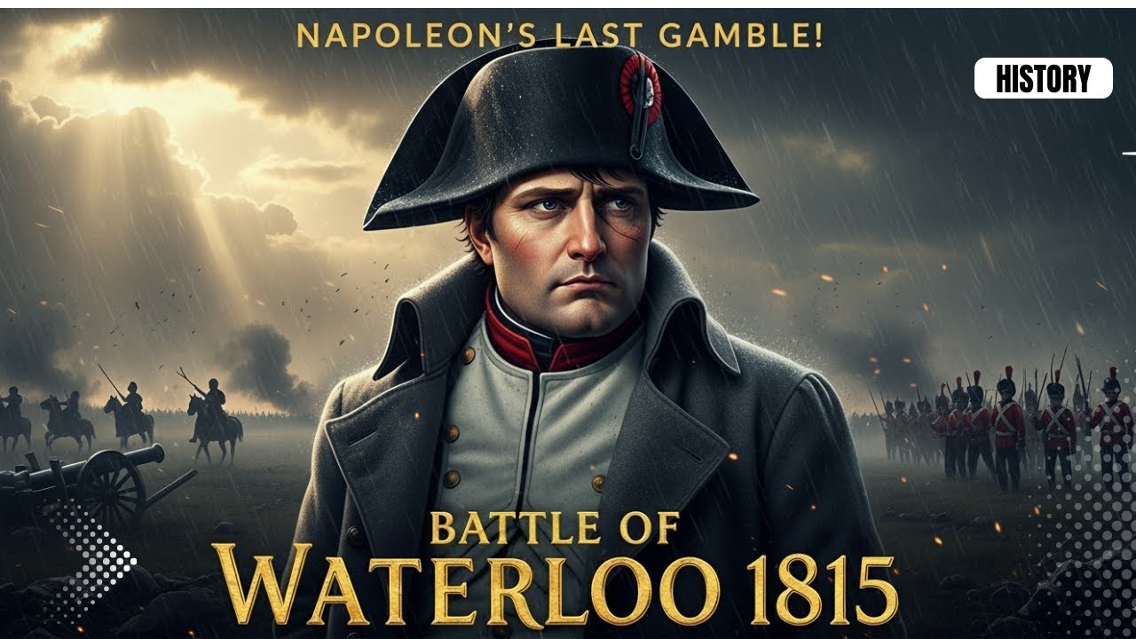 𝐁𝐚𝐭𝐭𝐥𝐞 𝐨𝐟 𝐖𝐚𝐭𝐞𝐫𝐥𝐨𝐨 𝟏𝟖𝟏𝟓 – 𝐍𝐚𝐩𝐨𝐥𝐞𝐨𝐧’𝐬 𝐋𝐚𝐬𝐭 𝐒𝐭𝐚𝐧𝐝 | 𝐇𝐢𝐬𝐭𝐨𝐫𝐲 𝐄𝐱𝐩𝐥𝐚𝐢𝐧𝐞𝐝