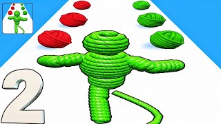 Rope Man Run - Walkthrough Gameplay Part 2 Tutorial Mobile Game (Android, ios)  screenshot 5