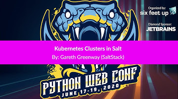 "Kubernetes Clusters in Salt" by: Gareth Greenway