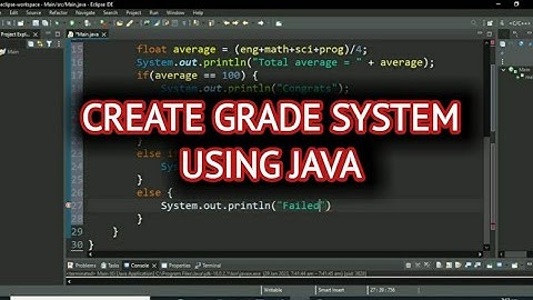 How to create grade system using java