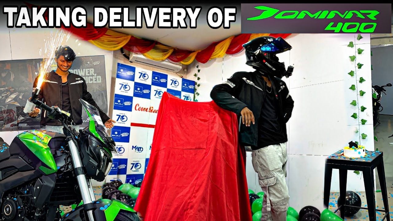 TAKING DELIVERY OF DOMINAR 400💚🚀||2025 model New Beast @streetop07||Dream comes True❤️ ||