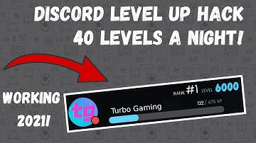 Discord Level up HACK! [WORKING 2021] - 40 LEVELS a NIGHT - AFK METHOD (MEE6, Tatsu, Koya, etc.)