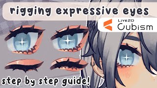 【 how to rig expressive eyes ! 】 live2d step-by-step guide