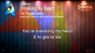 The Peppermints - "Breaking My Heart" (San Marino) - [Karaoke version]