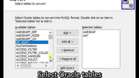 How to migrate Oracle database to MySQL