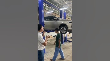 Tân Phát Sài Gòn Lắp Cầu Nâng 2 Trụ Xưởng Garage #storethietbiototanphat #koisu